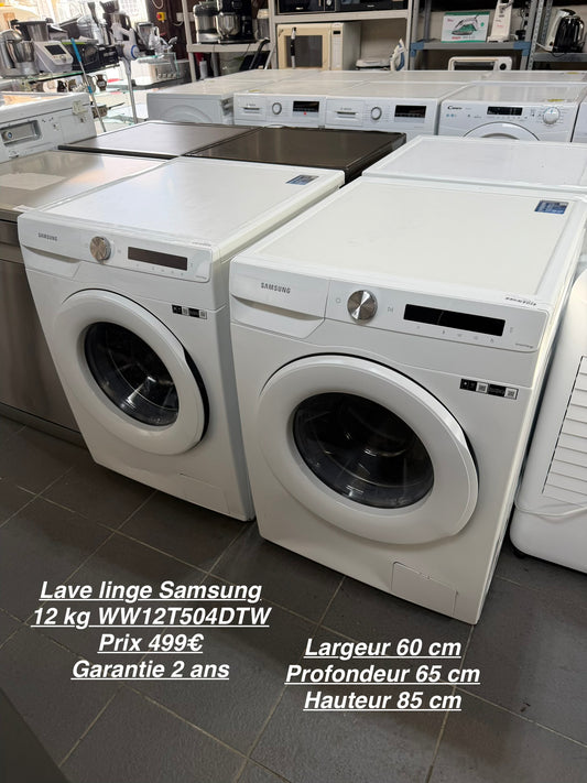Lave linge 12 kg Samsung WW12T504DTW 060182