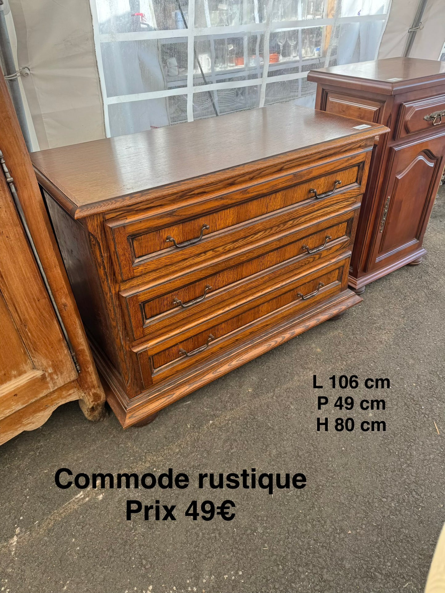 Commode rustique 063588