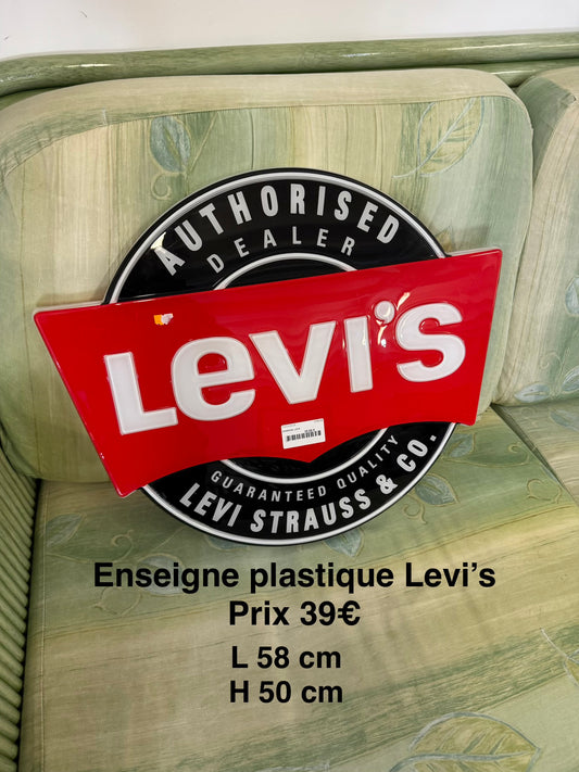 Enseigne plastique Levi’s 058898