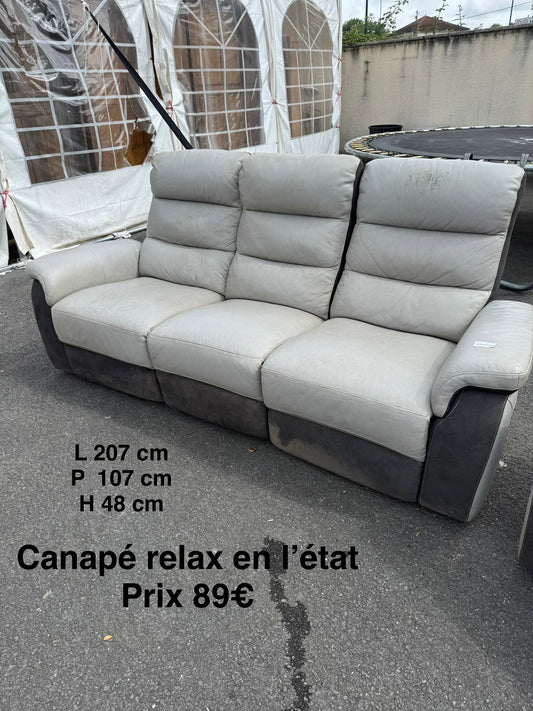 Canapé relax en l’état 062892