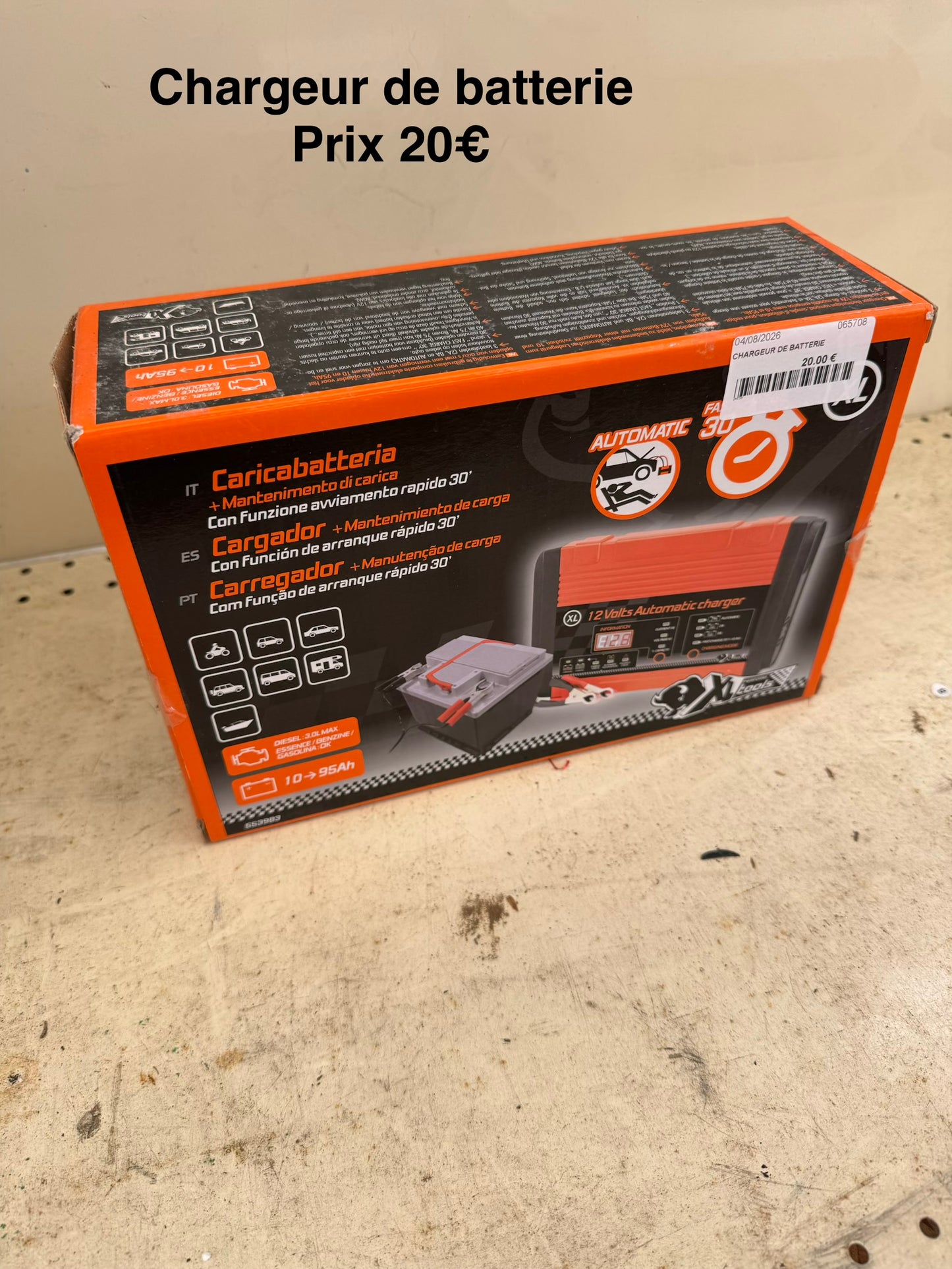 Chargeur de batterie 065708