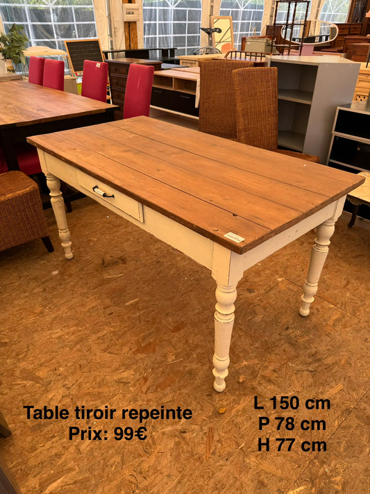 Table 1 tiroir repeinte 063720