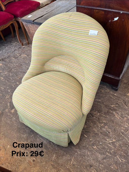 Fauteuil crapaud