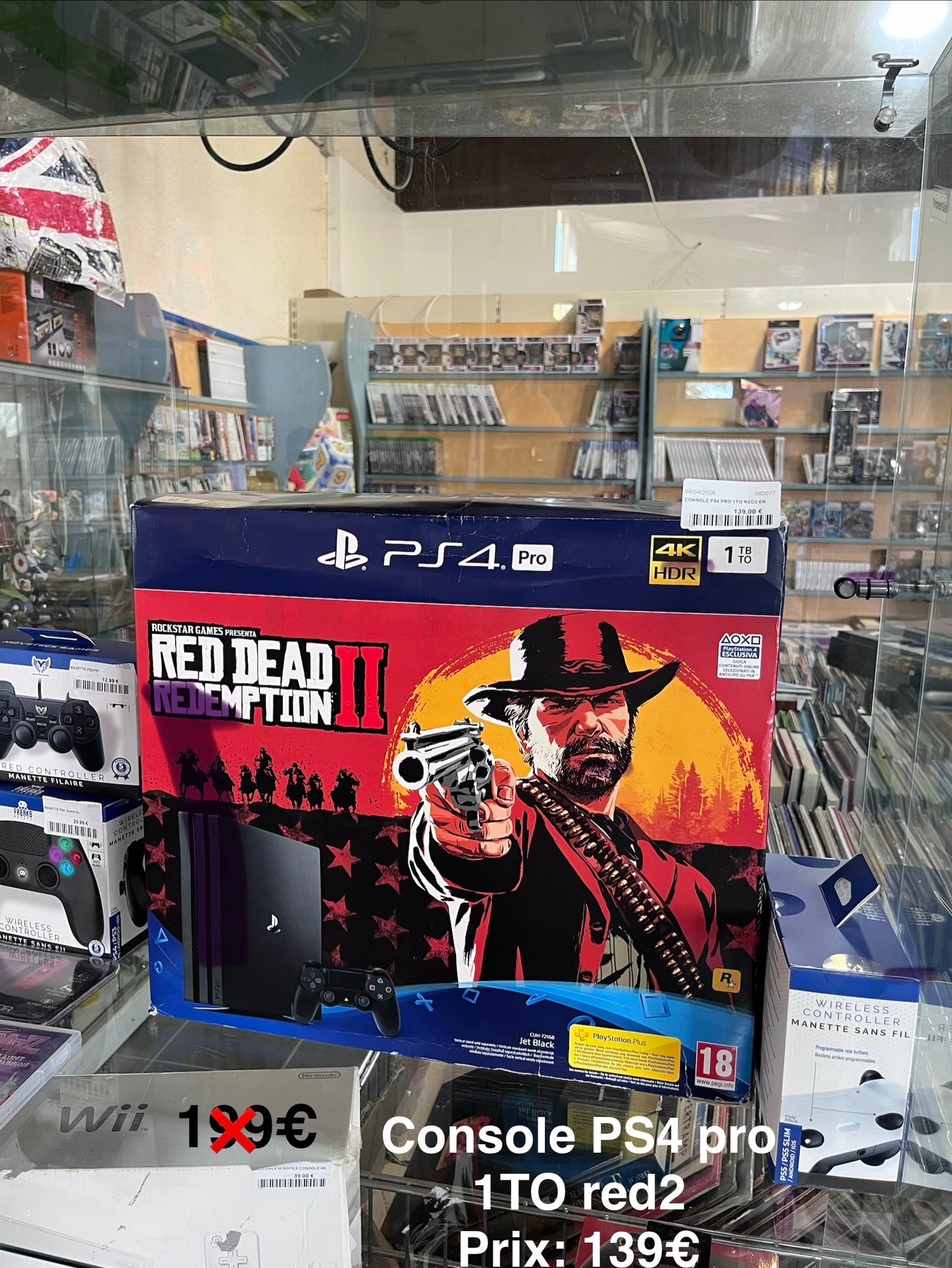 PS4 pro 1TO red2 060077