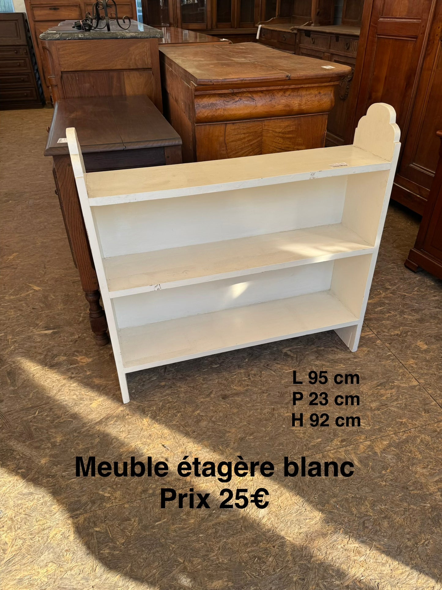 Meuble étagère blanc 063430
