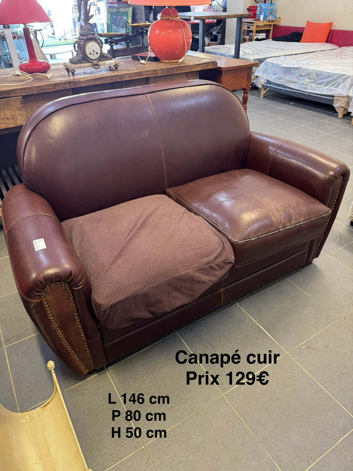 Canapé cuir 068610