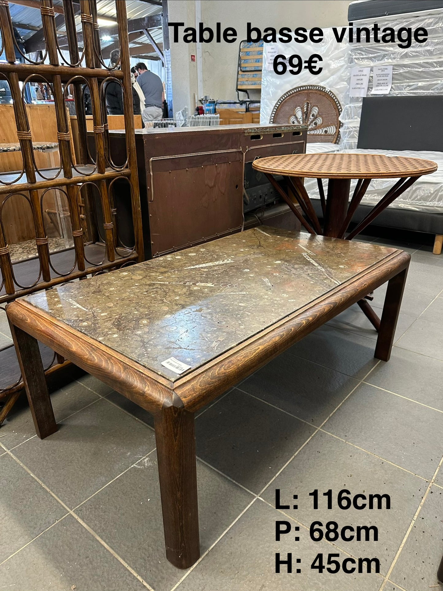 Table basse vintage 058730
