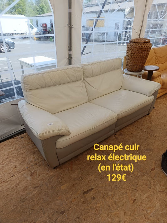Canapé relax électrique en l'état 019231