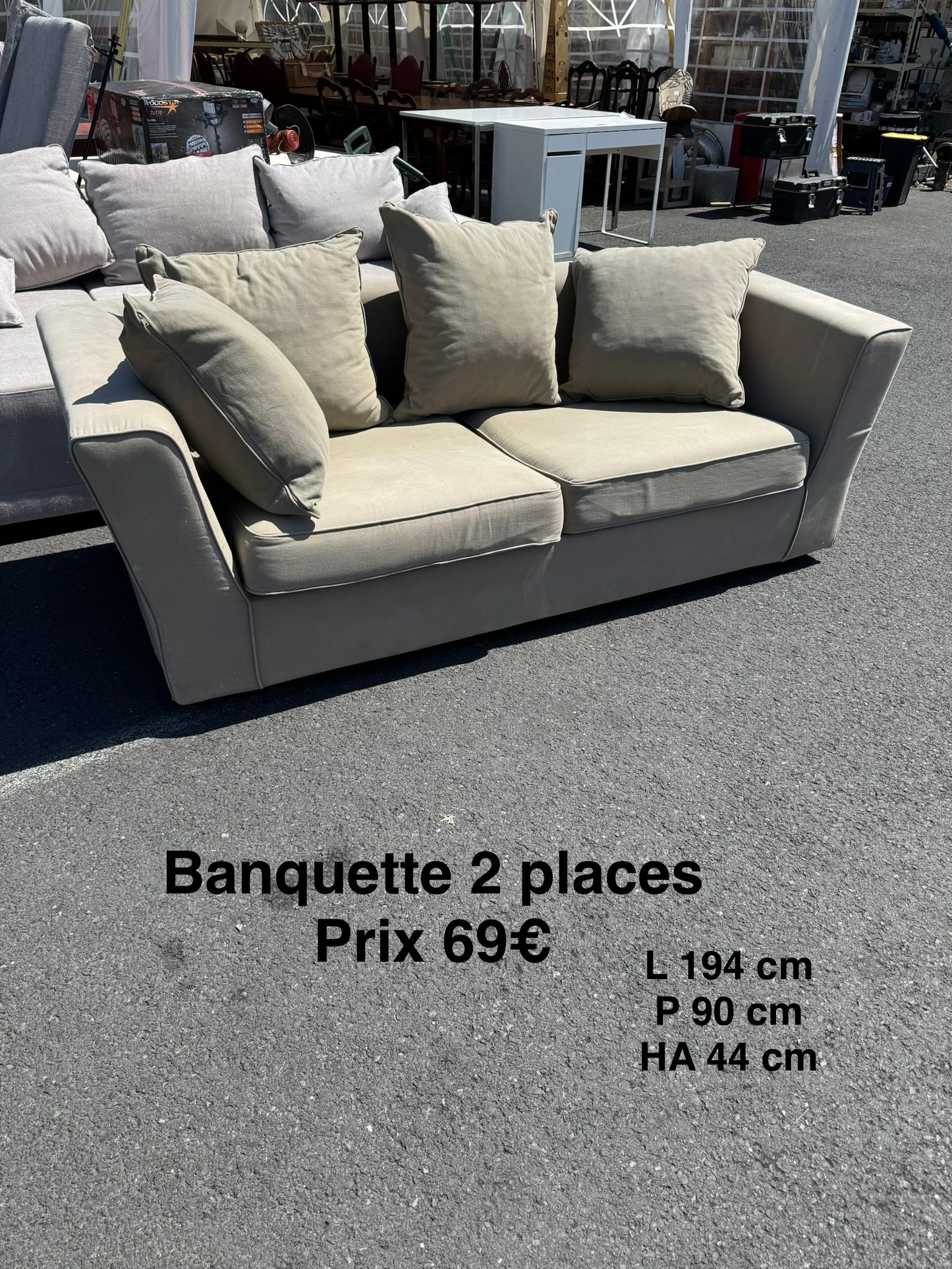 Banquette 2 places 064850