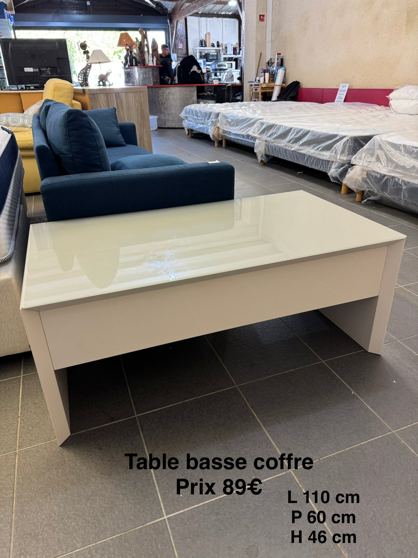 Table basse coffre 066394