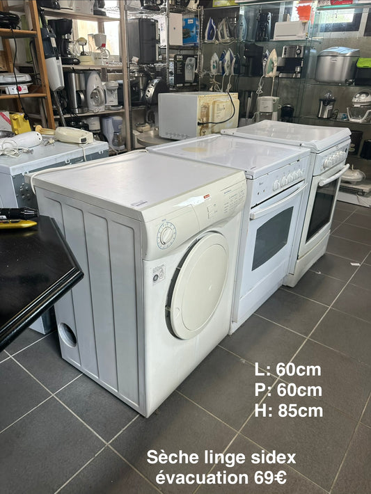Sèche linge sidex évacuation 064703