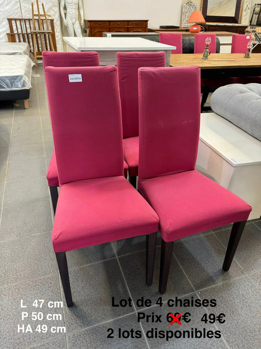 Lot de 4 chaises 060910