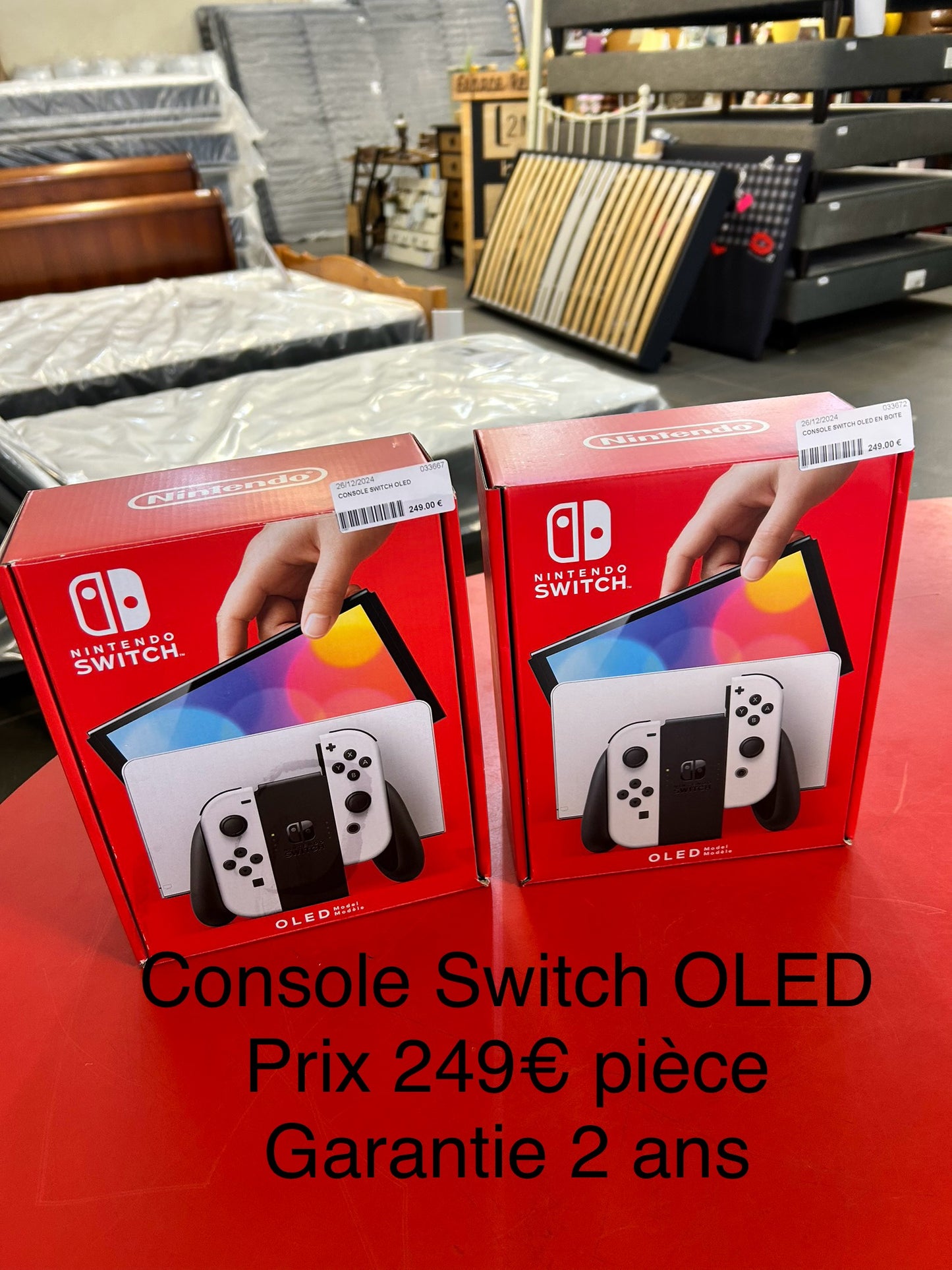 Console Switch OLED en boite