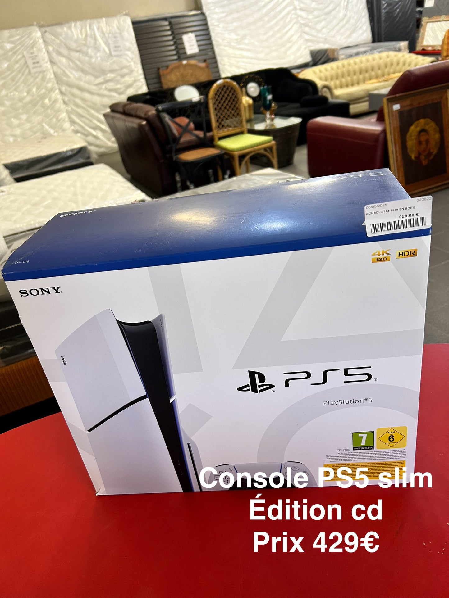 Console PS5 édition slim cd