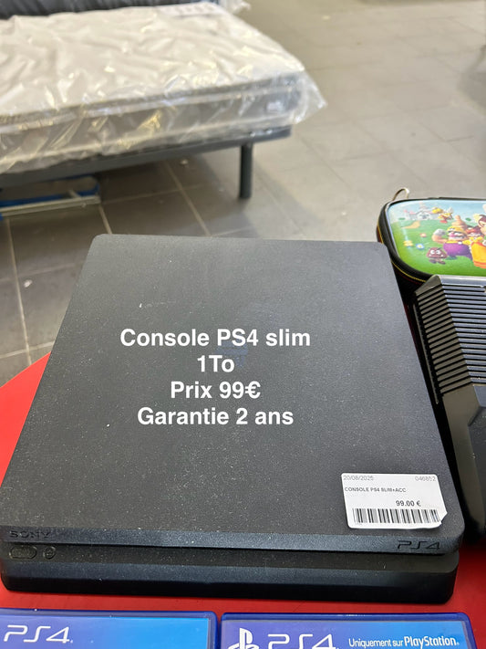 Console ps4 slim 1 to