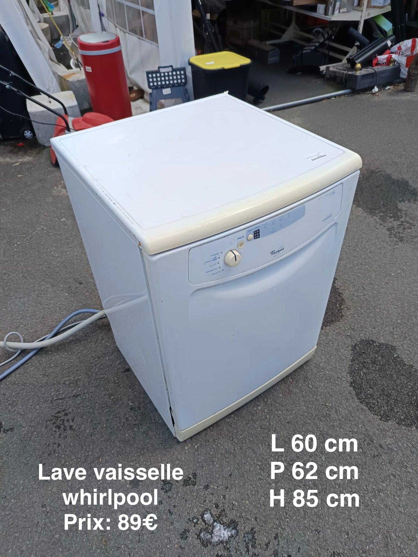 Lave vaisselle Whirlpool 064149