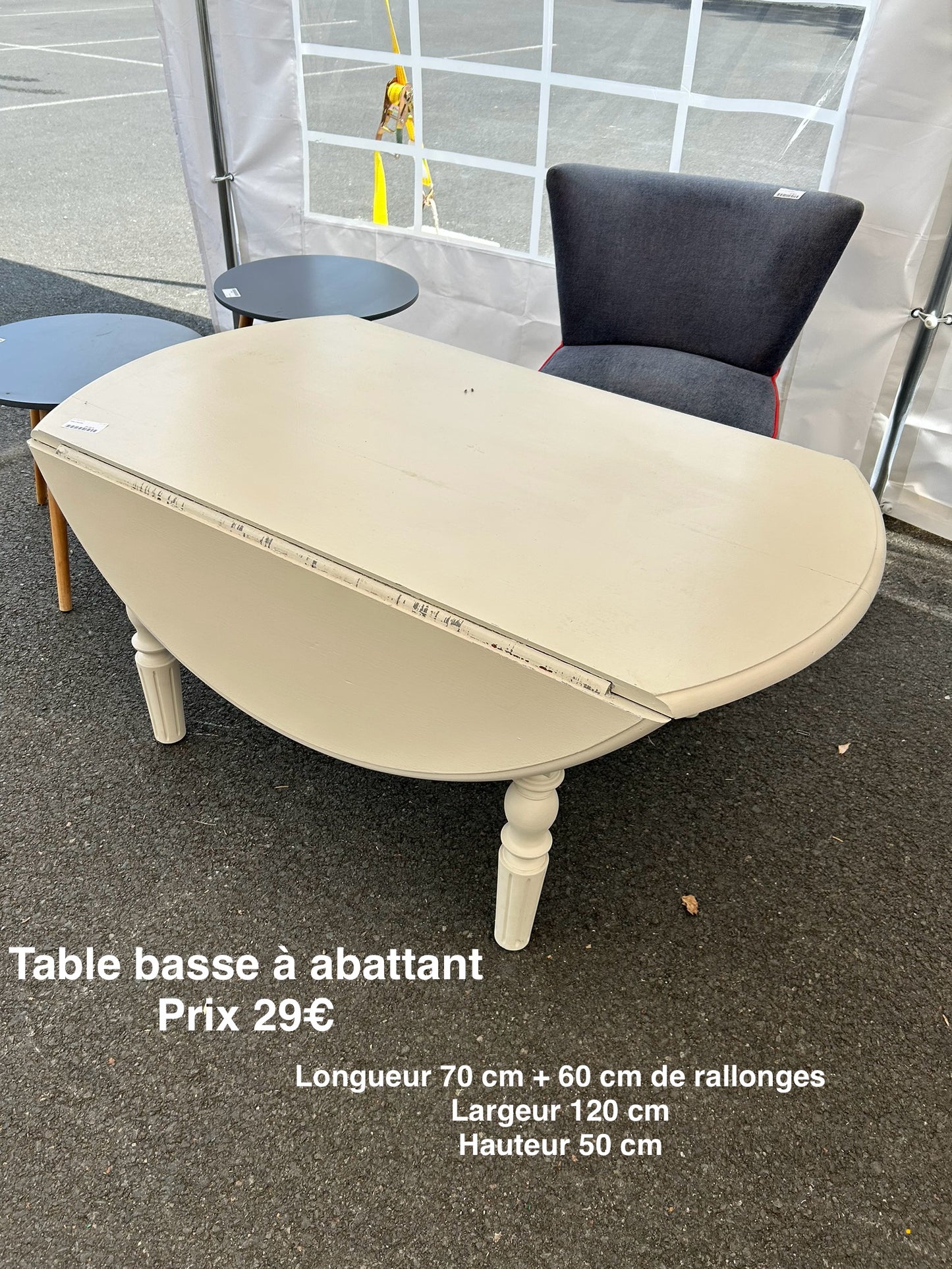 Table basse à abattant 047021