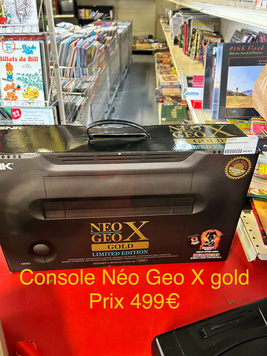Console neo géo X gold en boîte d’origine