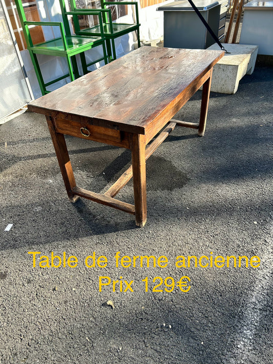 017197 table de ferme ancienne