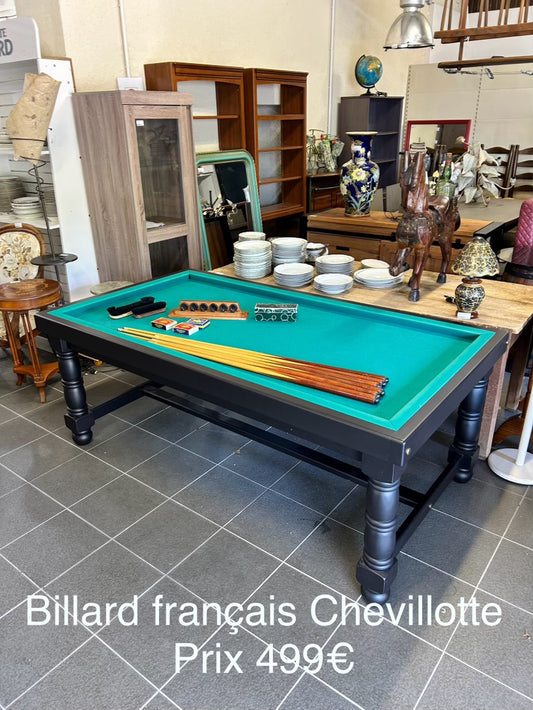 Billard français chevillotte + 6 cannes 023630