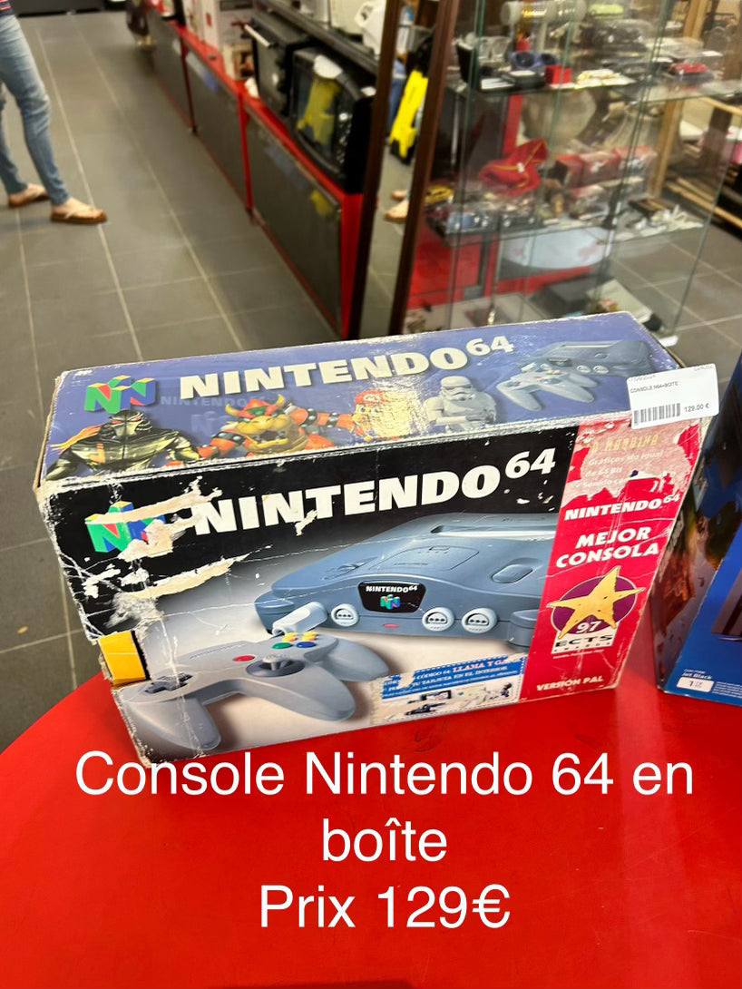 Console Nintendo 64 en boîte 024052