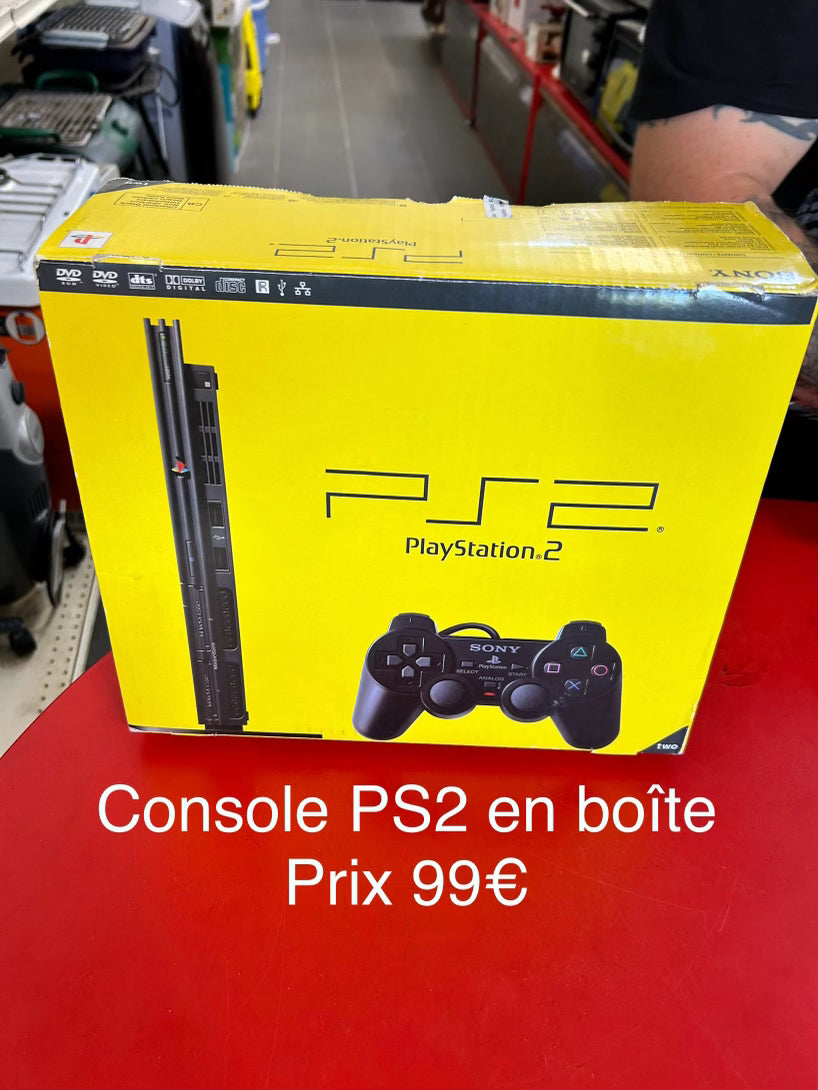 Console ps2 slim en boîte 024024