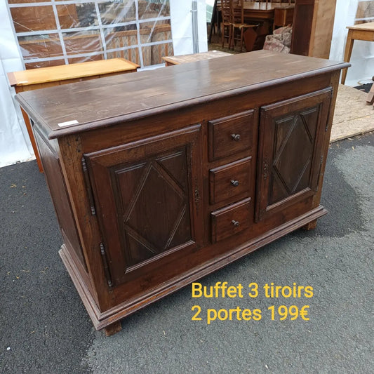 Buffet 3 tiroirs 2 portes 017789