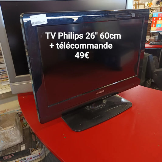 TV Philips 26 " + télécommande 023369