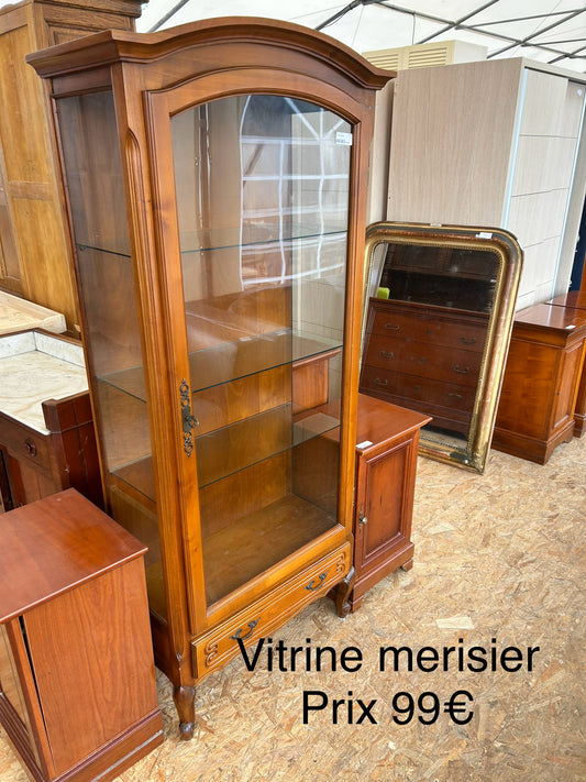 Vitrine merisier 033423