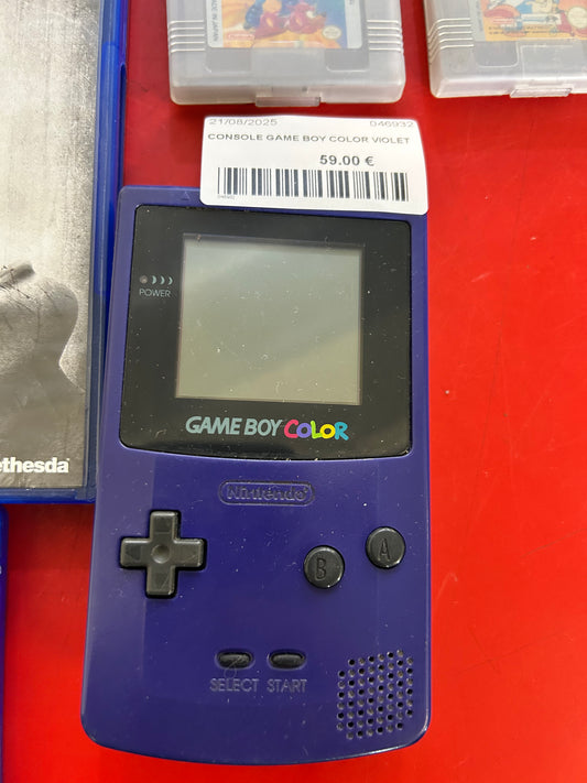 Game boy color violet