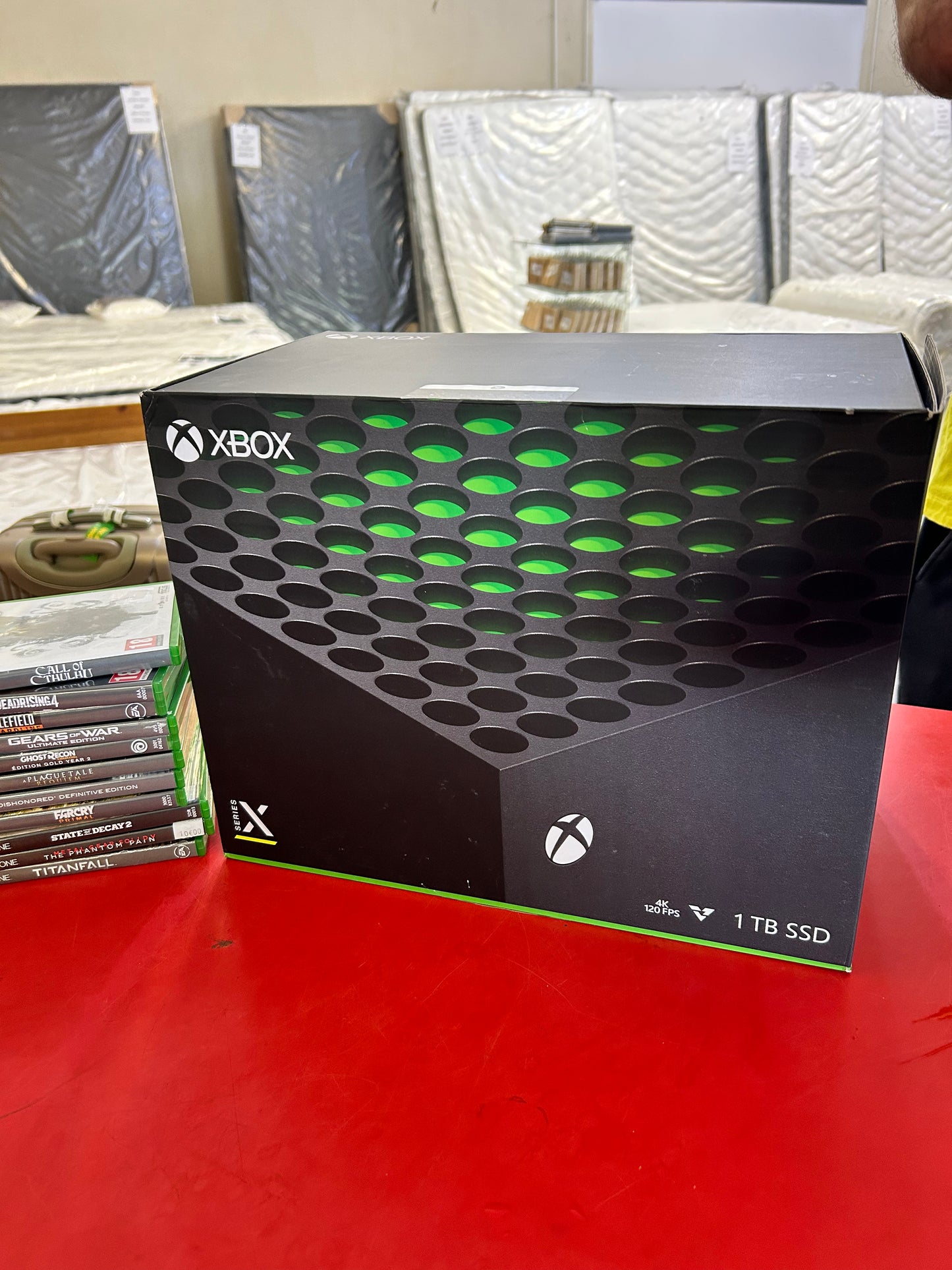 Console Xbox séries X en boîte