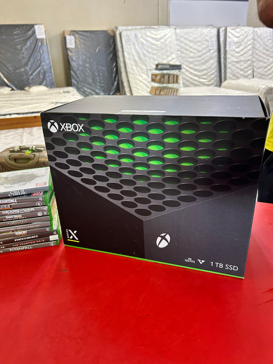 Console Xbox séries X en boîte