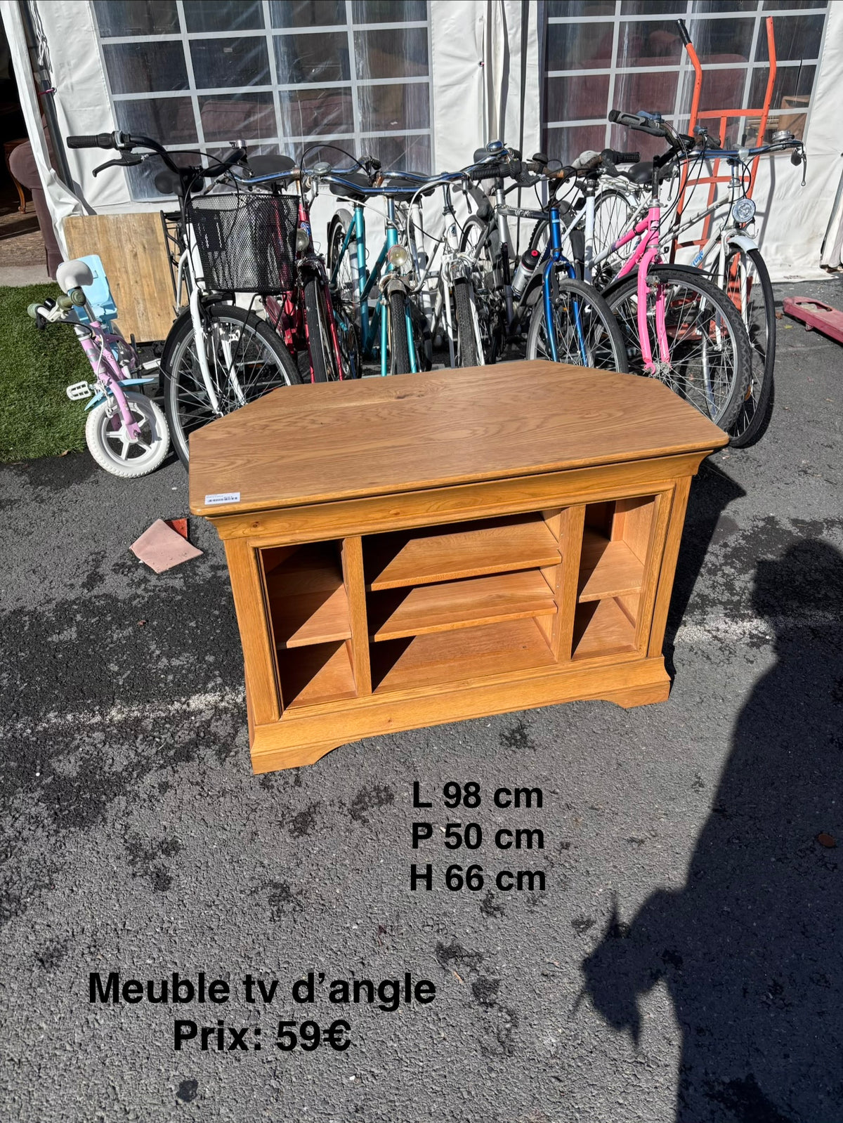 Meuble tv d’angle 069750