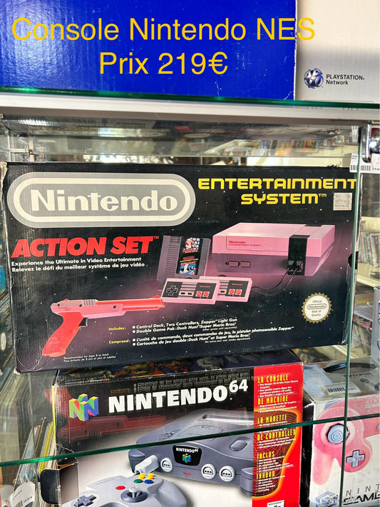Console Nintendo nes action set en boîte 017427