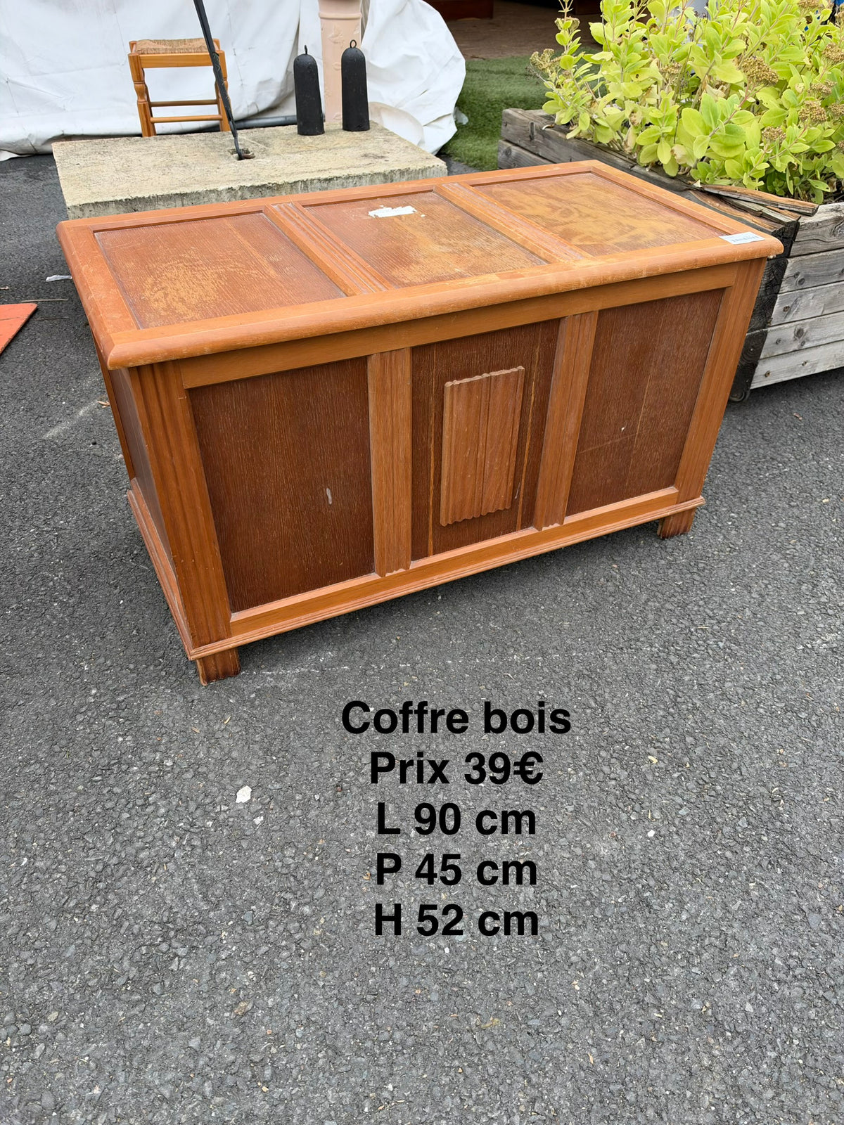 Coffre bois 069380