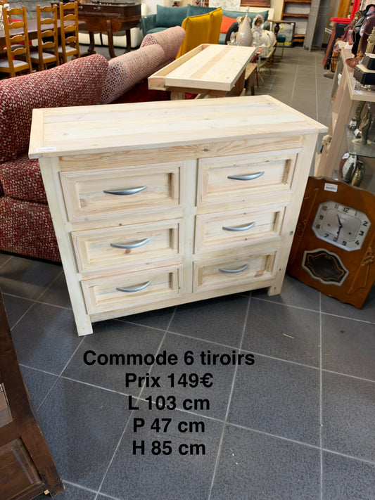 Commode 6 tiroirs 069436