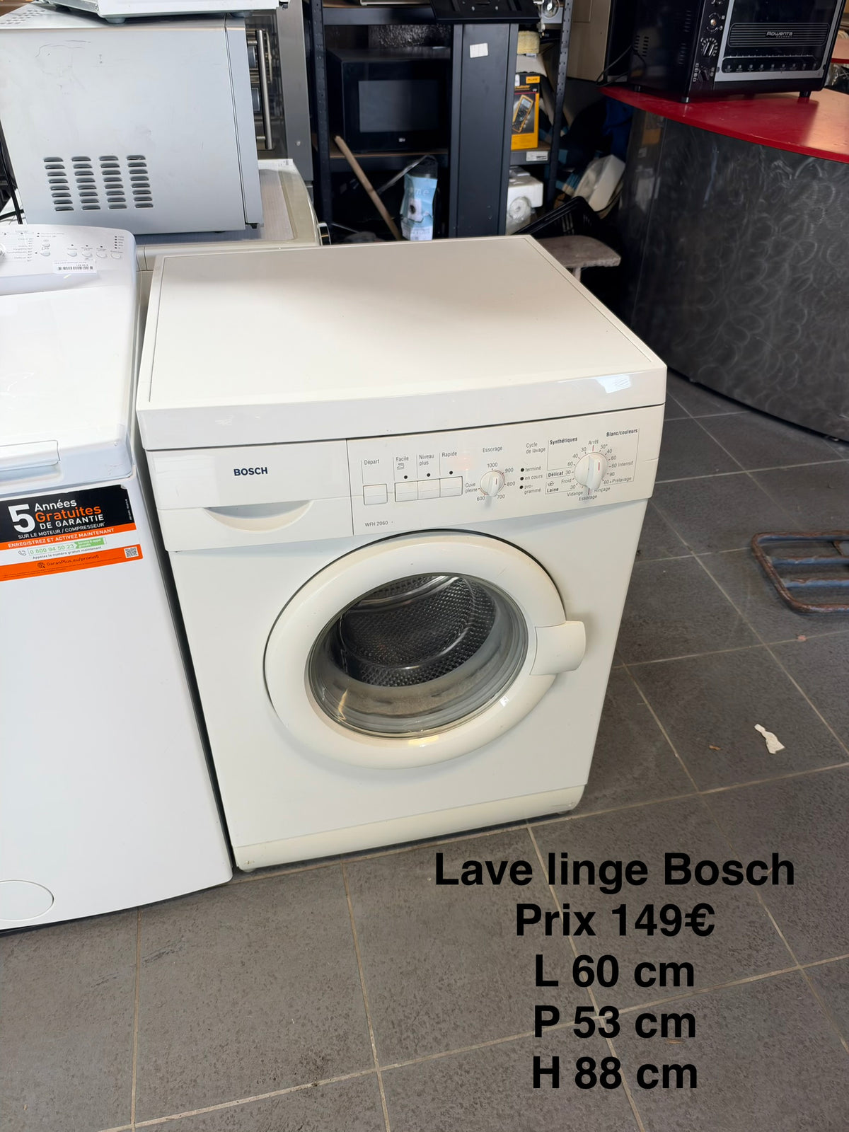 Lave linge Bosch 069722