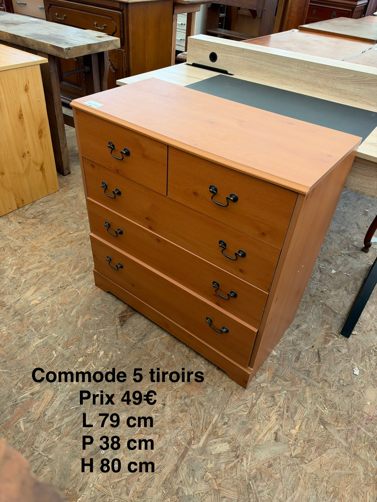 Commode 5 tiroirs 069401