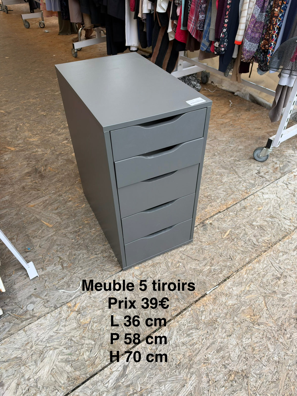Meuble 5 tiroirs 069427