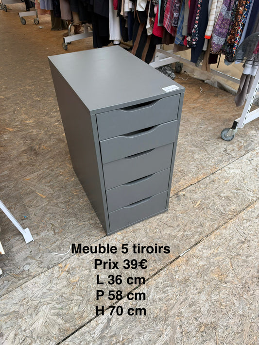 Meuble 5 tiroirs 069427