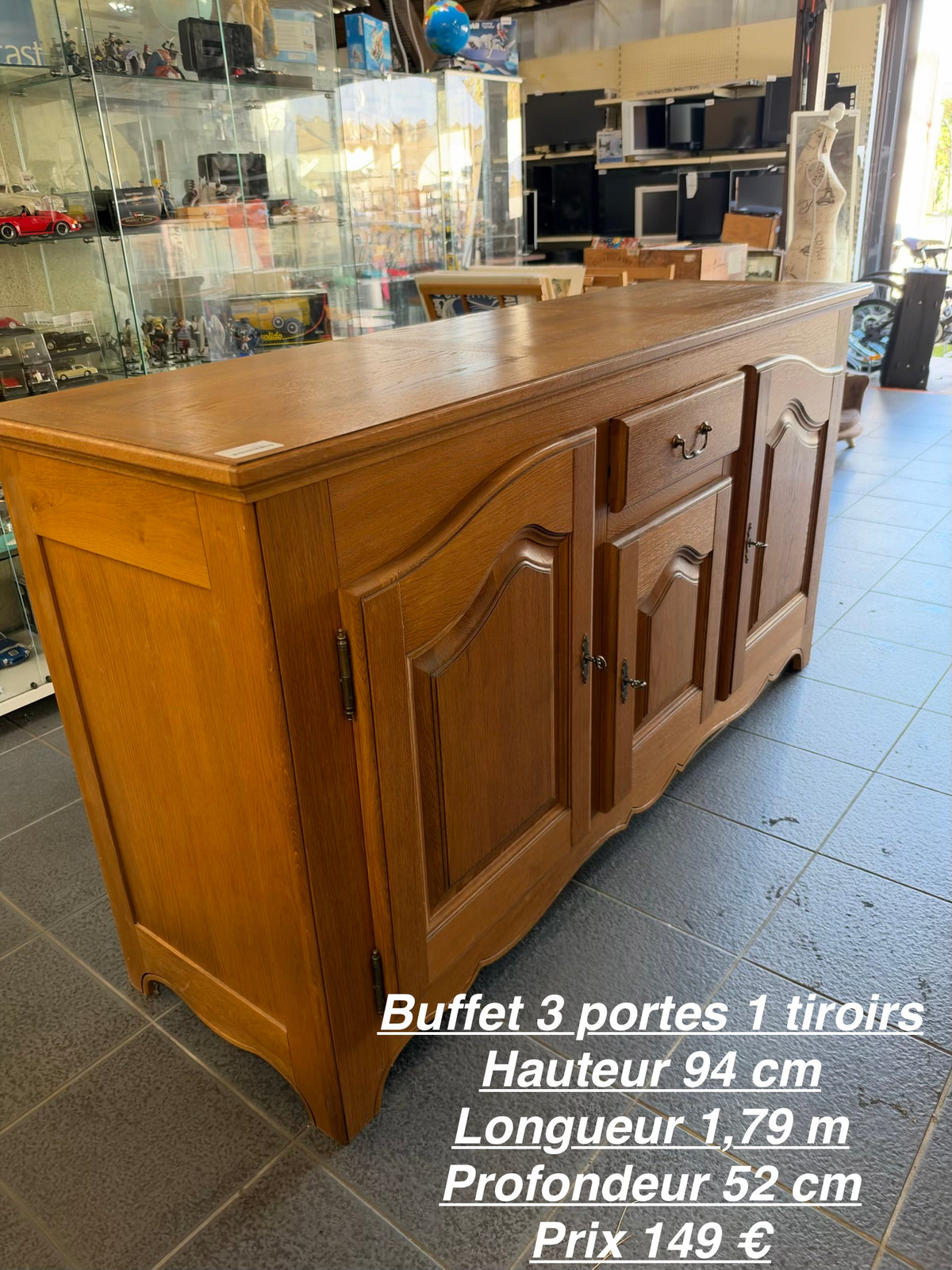 Buffet 3 portes 1 tiroirs 069745
