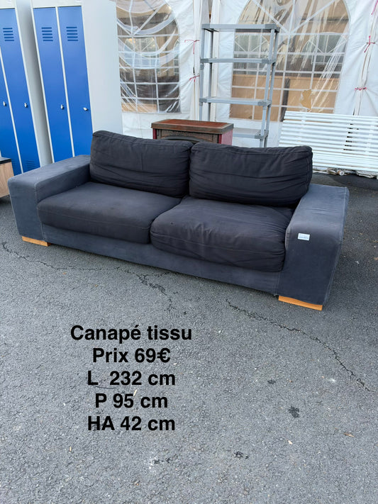 Canapé tissu 069758