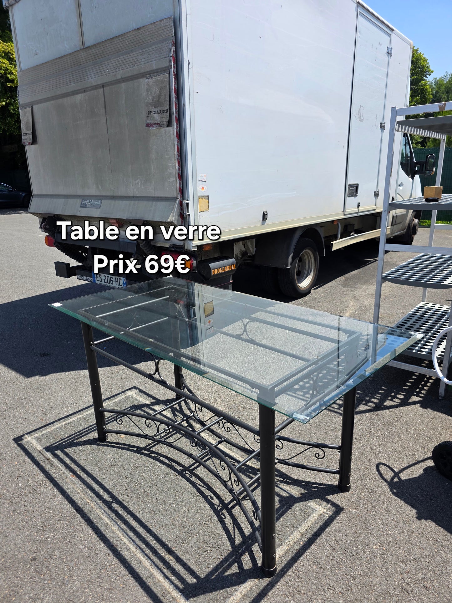 Table en verre 043269