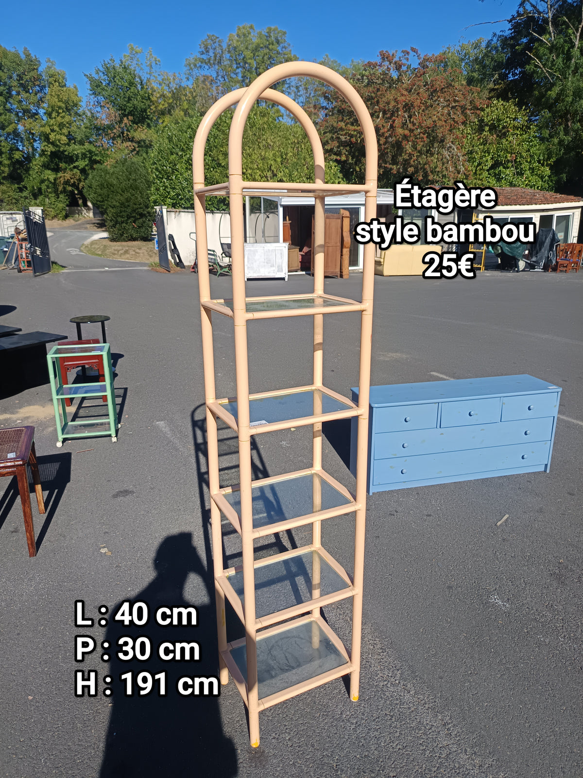 Étagère style Bambou 068231