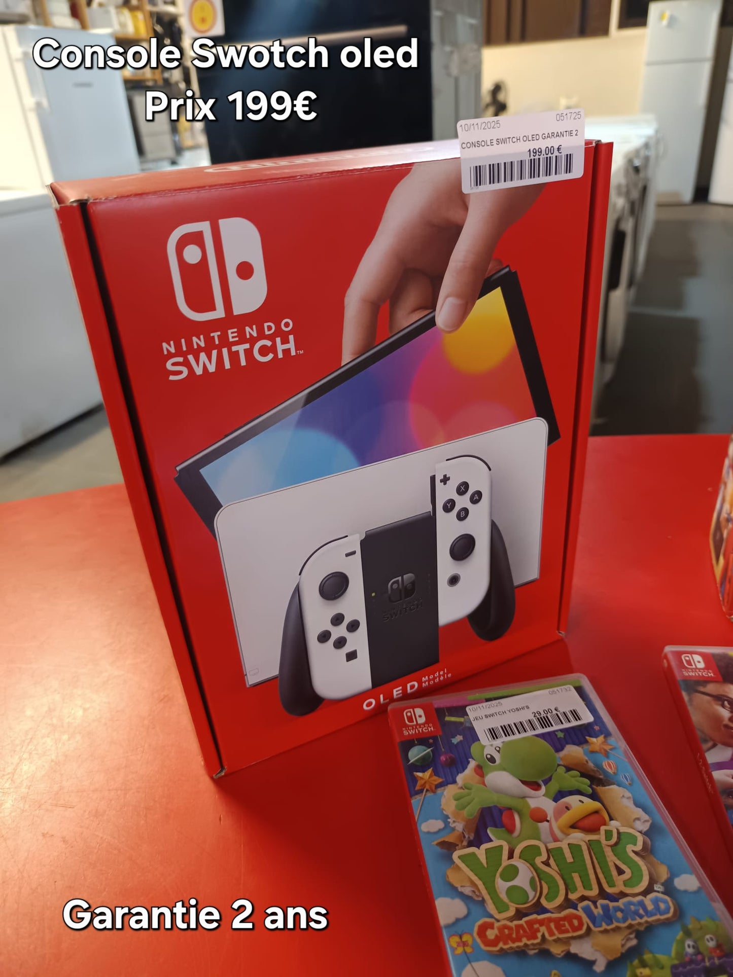 Console Switch Oled en boite