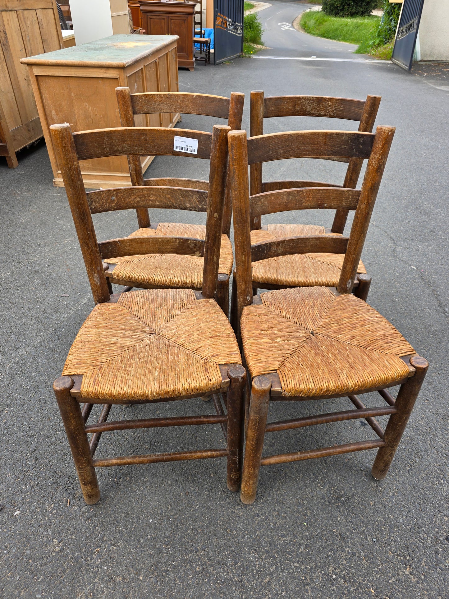 Lot de 4 chaises 040746