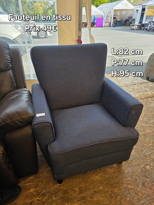 Fauteuil tissu 047632