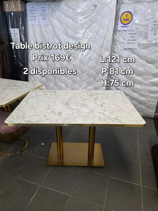 Table bistrot design 048807