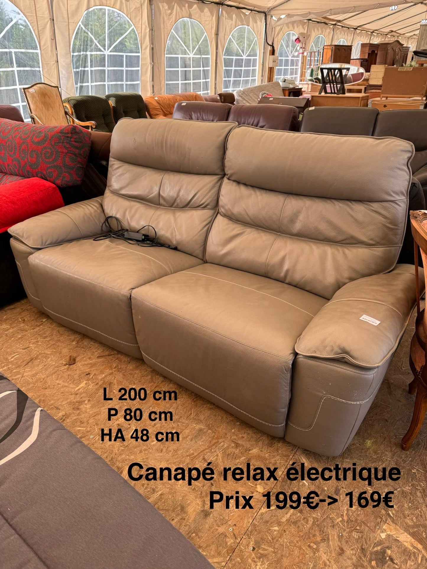 Canapé relax électrique 060643
