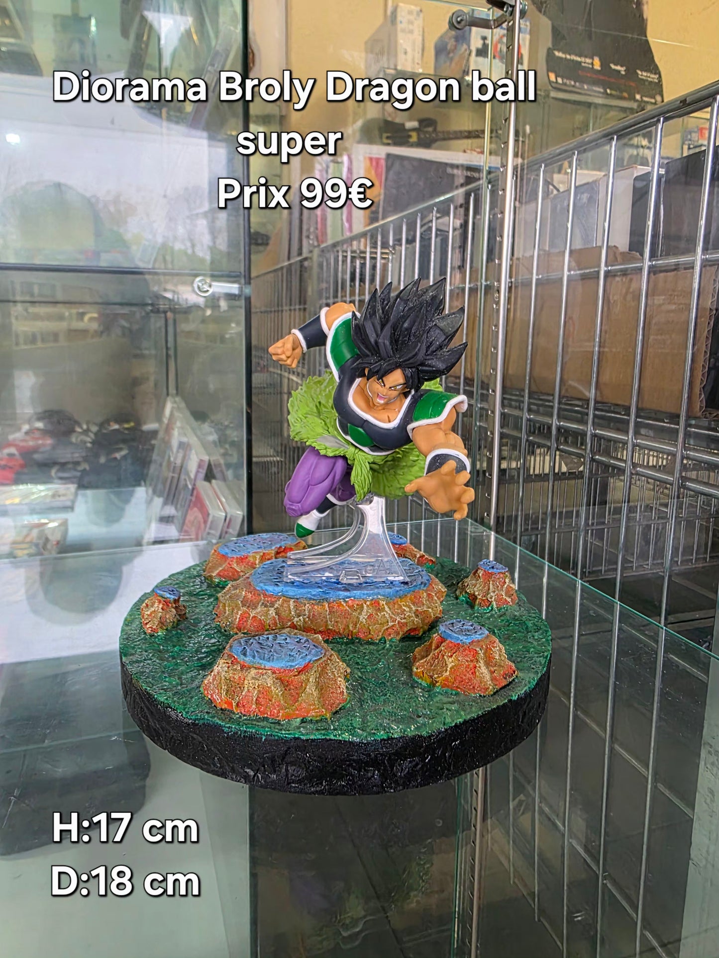 Diorama Broly Dragon ball super 053329